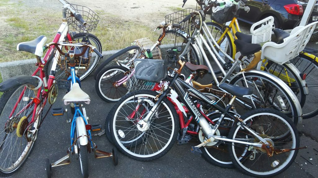 自転車 回収 広島