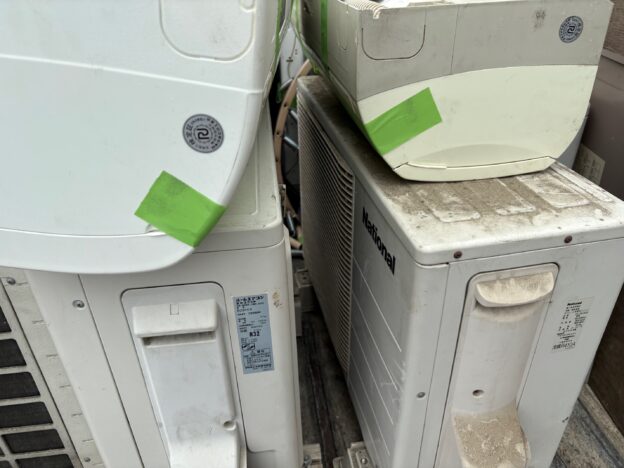西区取り外し済みエアコン２台無料回収